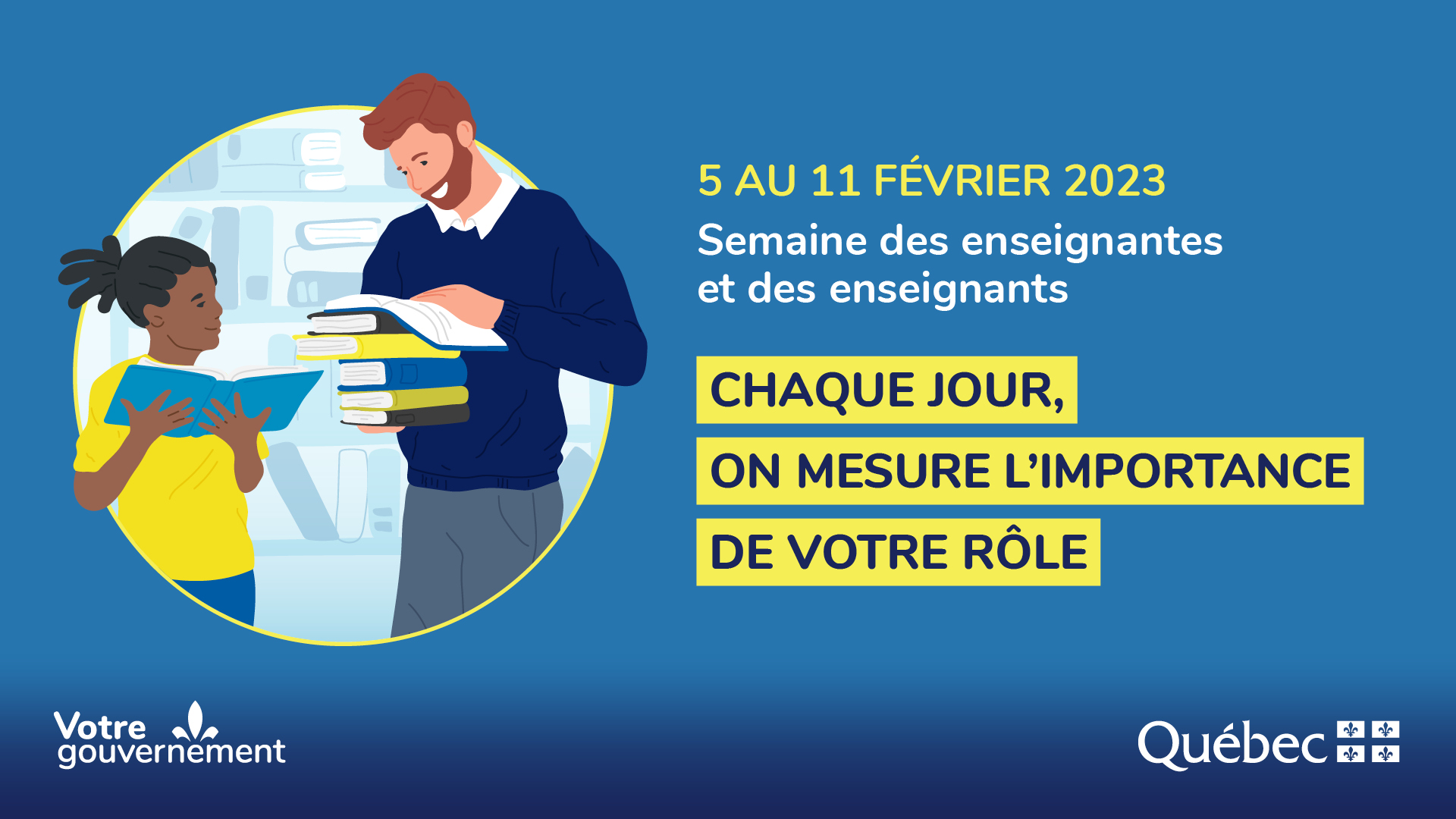 Semaine des enseignantes et des enseignants - fqde